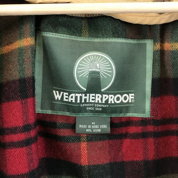 Vintage Weatherproof Men’s M Blanket Lined Jacket Chore - Picture 3 of 9